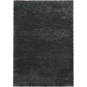 Adana Carpets Hochflor Teppich - Fuzzy Dunkelgrau 160x230 cm