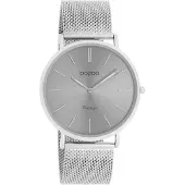 Oozoo - Damenuhr - C9937 - Silber Grau