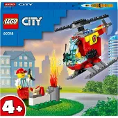 LEGO 60318 City Feuerwehrhubschrauber mit Feuerwehrmann und Startbaustein