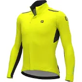 ALÉ Fahrrad-Regenjacke - KLIMATIK K-TORNADO - Schwarz/Gelb XL