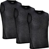 Gripgrab - Ultralight Sleeveless Mesh Baselayer 3-Pack - Funktionsshirt Gr M schwarz