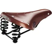 Brooks Flyer Short, Fahrradsattel, Stadt, Frauen, Braun, Einfarbig, Leder