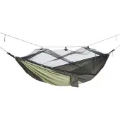 Amazonas Hängematte Moskito Traveller Thermo grün schwarz