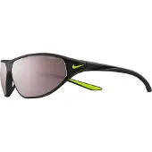 Nike SUNGLASSES Sonnenbrille AERO SWIFT MATTE BLACK ROAD CHROME E_ DQ0992-012 65-12-140