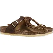 Birkenstock Gizeh Braided 1021355 Zehenstegpantolette, Damen, Leder, Cognac - Produktgruppen Marken Gizeh, Braun, leder (ge&oumllt)