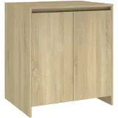vidaXL Sideboard aus Spanplatte 70 x 73,5 x 40 cm Sonoma-Eiche