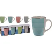 Excellent houseware Kaffeebecher-set Sortiert 275ml 4 Einheiten