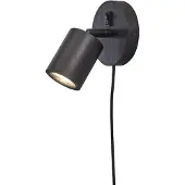 Good&Mojo Java Wandlampe, Stecker, 1fl, schwarz