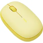 Ginza.se M660 Silent, Beidhändig, Optisch, RF Wireless + Bluetooth, 1300 DPI, Gelb