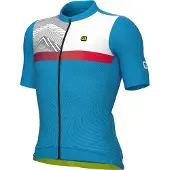ALÉ Pr-s Zig Zag Kurzarm-radtrikot Blau L Mann Blau L