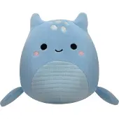 Squishmallows Squishmallow Lune Lochness Monster Stofftier Blau 19cm Plüschtier Neu