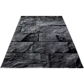 Ayyildiz Teppiche | Teppich Leeland Zwart Kunstvezel 290x200 cm | NADUVI