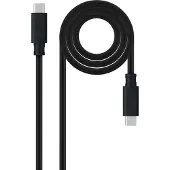 Nanocable 10.01.4100, 0,5 m, USB C, USB C, USB 3.2 Gen 2 (3.1 Gen 2), 10 Gbit/s, Schwarz