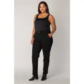 Base Level Curvy Jerseyhose mit Umschlagsaum