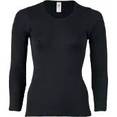 Engel - Women's Unterhemd L/S - Merinounterwäsche Gr 38/40 schwarz