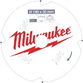 Milwaukee Kreissägeblatt Diamant 190/30mm 4 Zähne für Handkreissägen