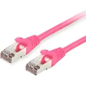 Equip Cat.6 S/FTP Patchkabel, 15m, Pink, 15 m, Cat6, S/FTP (S-STP), RJ-45, RJ-45, Pink