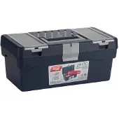Tayg 11, Werkzeugkasten, Kunststoff, Polypropylen, Blau, Rot, 120 kg, Scharnier, 356 mm