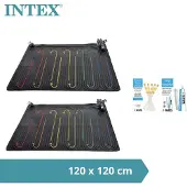 Intex - Pool Heizung - 2x Solarmatte & WAYS Reparaturset und Teststreifen