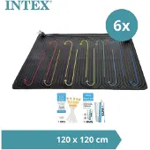 Intex - Pool Heizung - 6x Solarmatte & WAYS Reparaturset und Teststreifen