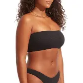 Seafolly - Women's Sea Dive Tube Top - Bikini-Top Gr 34 schwarz