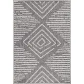 SchönesWohnen24 Outdoor Teppich ARUBA Grau 140 x 200 cm