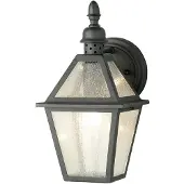 Elstead Lighting Elstead Polruan Außen-Wandleuchte E27 Schwarz IP44