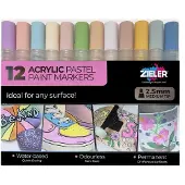 Zieler Paint Markers Pastel Medium Marker