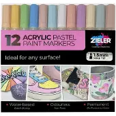 Zieler Paint Markers Pastel Fine Marker