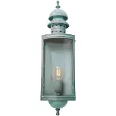 Elstead Lighting Elstead Downing Street Außen-Wandleuchte E27 Grünspan IP44