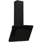 vidaXL Dunstabzugshaube 60 cm Edelstahl und Hartglas Schwarz