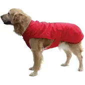Fashion Dog Hunde-Regenmantel mit Fleecefutter - Rot 30 cm 1 St