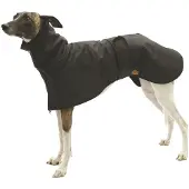 Fashion Dog eleganter Hundemantel speziell für Windhunde - Schwarz - 51 cm