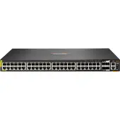 HP HPE Aruba Networking Networking CX6200M 48G Class4 PoE 4SFP+ Switch, Managed, L3, Gigabit Ethernet (10/100/1000), Power over Ethernet (PoE), Rack-Einbau