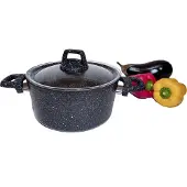 Excellent houseware Kasserolle mit Deckel 2,7 L Aluminium