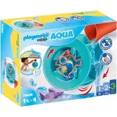 Playmobil 1.2.3. 70636 Wasserwirbelrad mit Babyhai