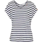 Bonprix Leinen-Shirt mit Fledermausärmeln und V-Ausschnitt