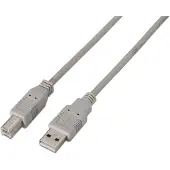 Aisens A101-0002, 1,8 m, USB A, USB B, USB 2.0, Beige