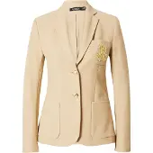 Ralph Lauren für Damen. 200797305013 Amerikanische Jacke mit beigem gedrehtem Jacquard (XL), Lässig, Baumwolle, Klassisch