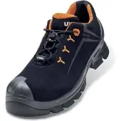 Uvex 2 MACSOLE Sicherheitsschuh S3L Halbschuh Velours Größe 46 Weite 11 schwarz/orange 46 - 6528246 - schwarz/orange