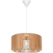 Nordlux Hängeleuchte Asti 50 aus Holzlamellen, Höhe 25 cm