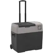 vidaXL Kühlbox mit Rollen und Griff Schwarz & Grau 30 L Polypropylen