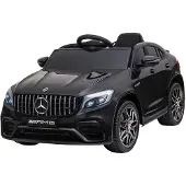 HOMCOM Kinderfahrzeug Elektroauto Mercedes-Benz Fernbedienung MP3 Kunststoff 2 Farben