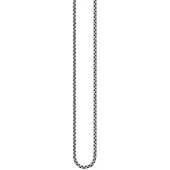 Thomas Sabo Collierkettchen "Venezianerkettengliederung, 1,0 mm breit" Gr. 42, grau, Halsketten, Damen, 42, Silber 925 (recycelt), Collierkettchen