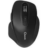 Qware Wireless Maus Glasgow – Kabellose Office-Funkmaus mit 6 Tasten Schwarz