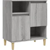 vidaXL Sideboard Grau Sonoma 60x35x70 cm Holzwerkstoff