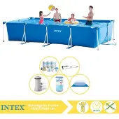 Intex Rechteckiger Frame Pool - 450x220x84 cm - 6-teilig S30307