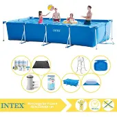 Intex Rechteckiger Frame Pool - 450x220x84 cm - 9-teilig S30310