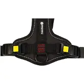 Beeztees Parinca Y-Geschirr - Hundegeschirr - Nylon - schwarz - 45-57 cm