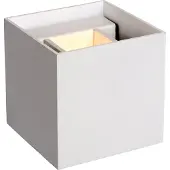 Lucide Quadratischer Wandscheinwerfer Axi 2 x 7W IP54 weiß